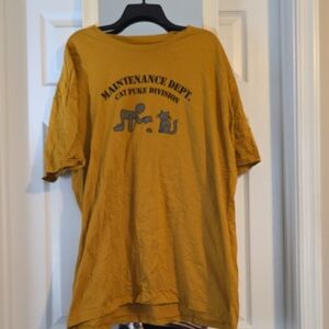 Men's Yellow Graphic Tee